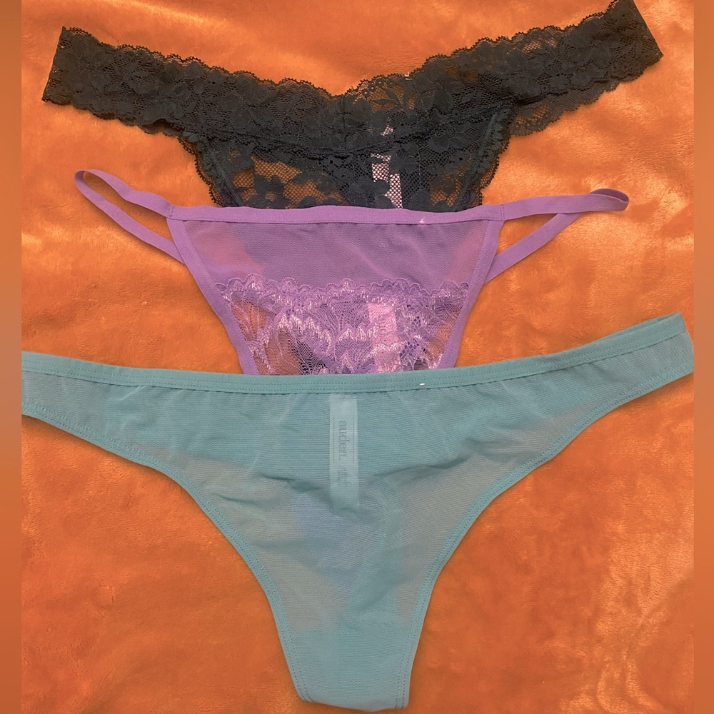 3-Set Women’s Thong Panties